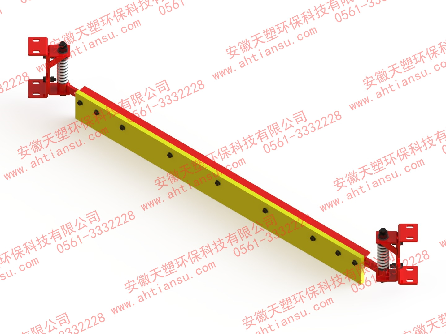 空段一字型斜式清掃器